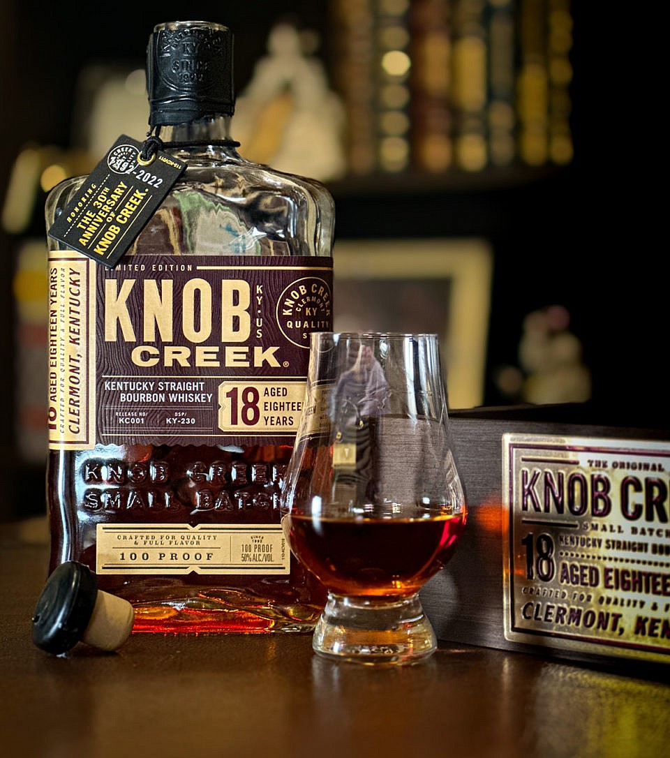 NEW RELEASE: 2023 Knob Creek 18 Year Bourbon plus Limited Ed. Knob Creek Cast  Iron Skillet